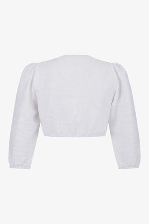 Spitzen-Dirndlbluse mit Knopfverschluss 02