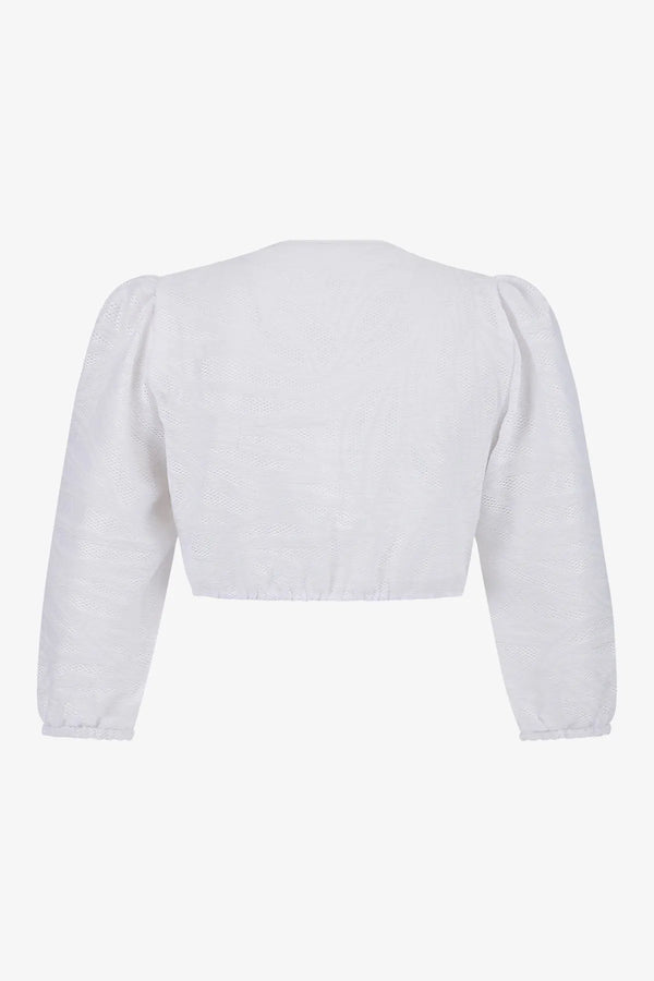 Spitzen-Dirndlbluse mit Knopfverschluss 02