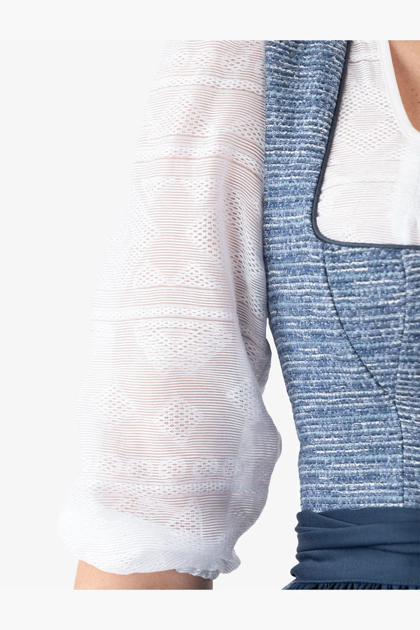 Spitzen-Dirndlbluse mit Knopfverschluss 08