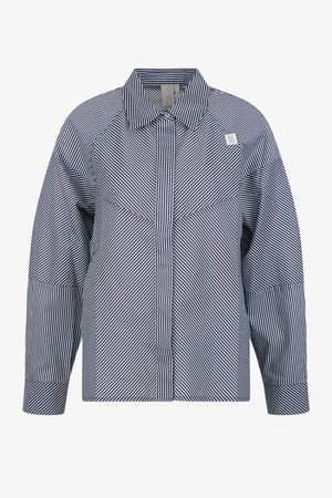Gestreifte Baumwollbluse 01