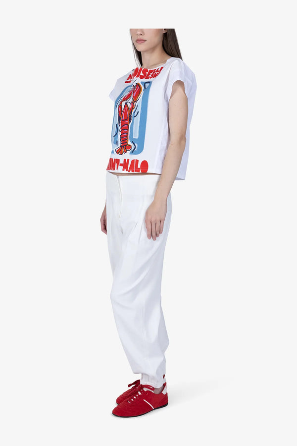 Bluse aus Baumwolle mit Lobster-Print 04