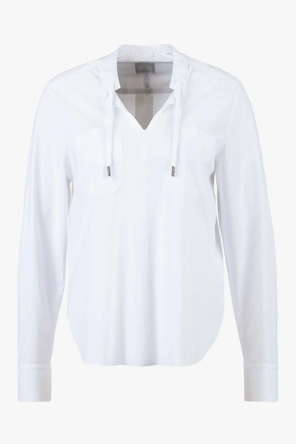Schlupfbluse mit sportiven Details 01