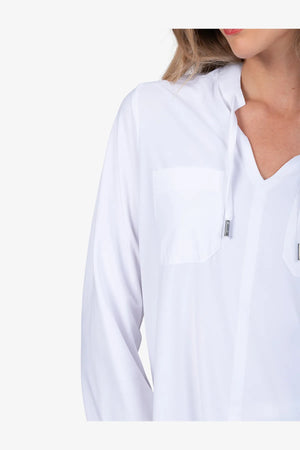 Schlupfbluse mit sportiven Details 06