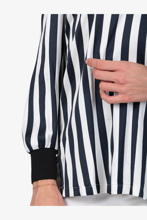 Gestreifte Bluse mit Viskose 07