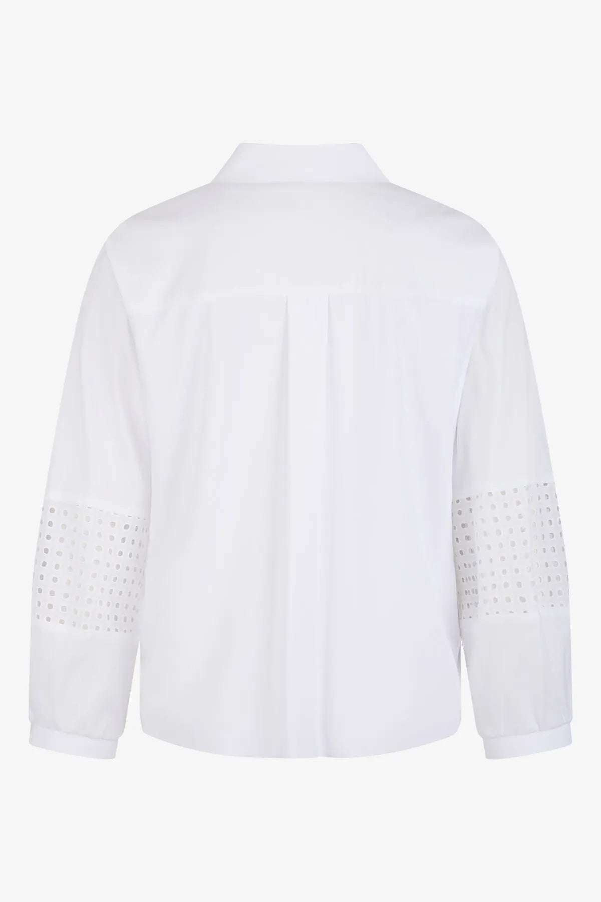 Bluse mit Lochspitze und Jersey 02