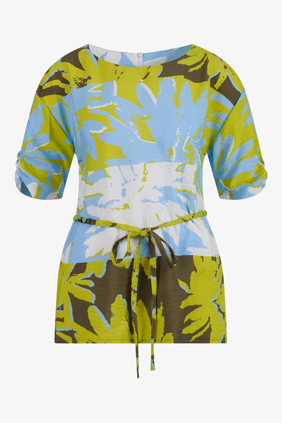 Florale Bluse aus Viskose 01