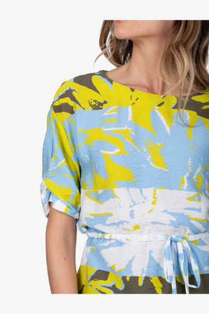 Florale Bluse aus Viskose 07
