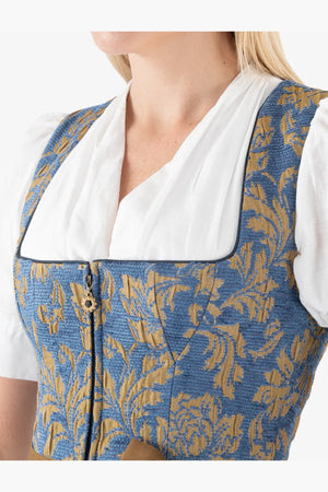Dirndlbluse aus Baumwoll-Leinen Mix 09