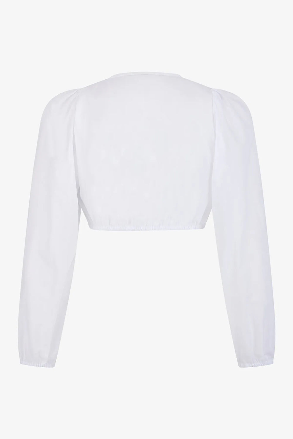 Dirndlbluse aus transparenter Baumwolle 01