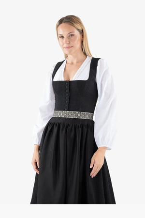 Dirndlbluse aus transparenter Baumwolle 06