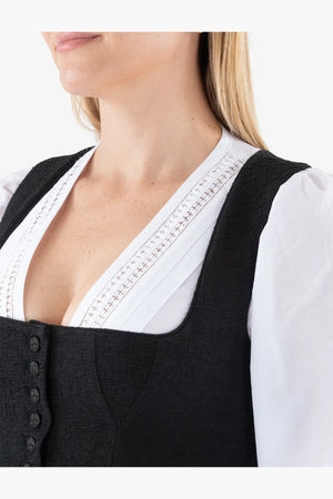 Dirndlbluse aus transparenter Baumwolle 09