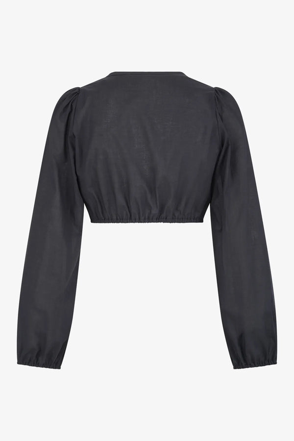 Dirndlbluse aus transparenter Baumwolle 02
