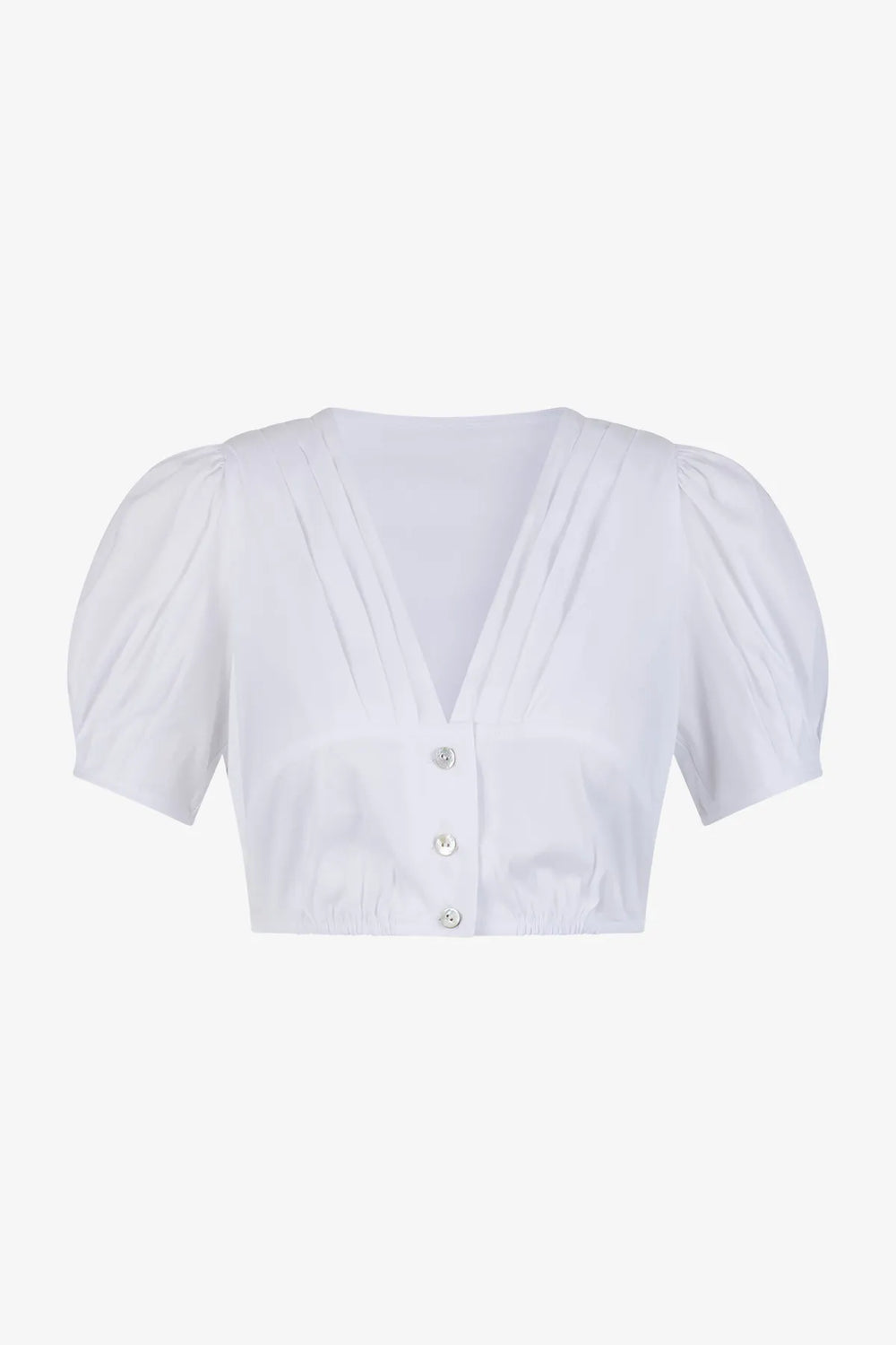 Dirndlbluse aus bügelfreier Baumwolle 01