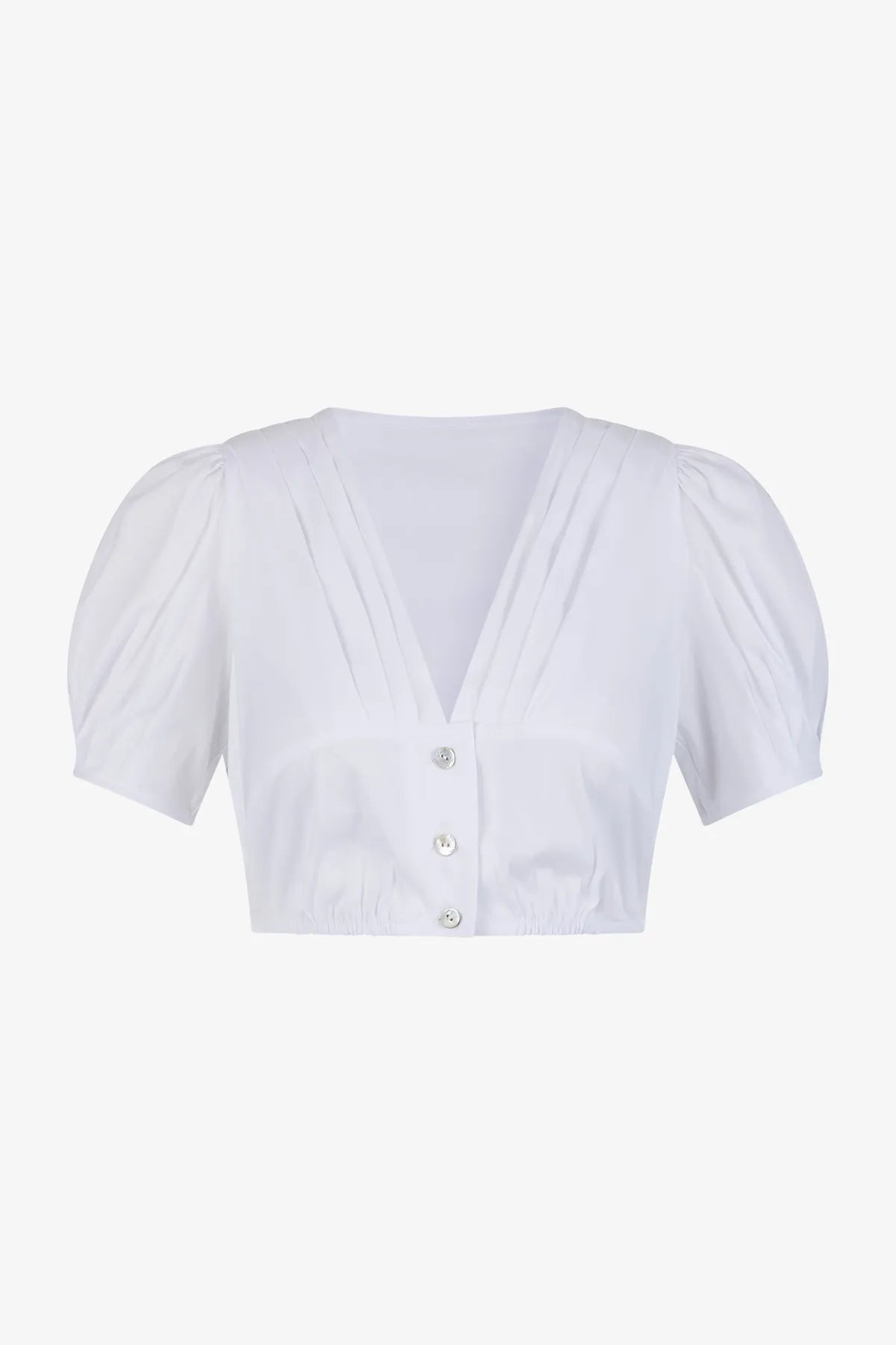 Dirndlbluse aus bügelfreier Baumwolle 01