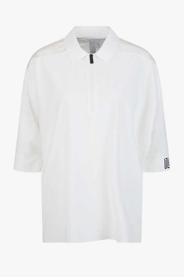 Bluse mit softem Tech-Mix 01