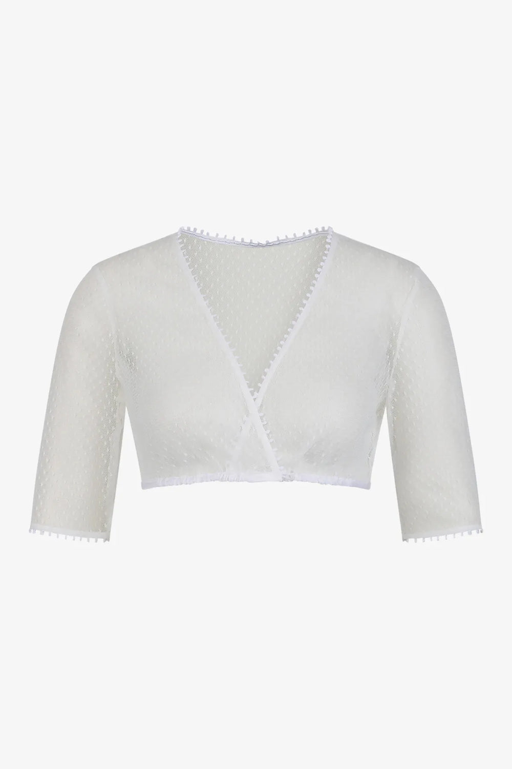Elegante Dirndlbluse mit Tupfendesign 01