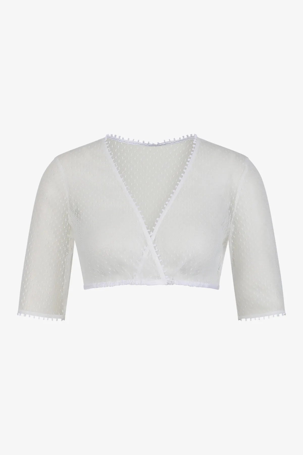 Elegante Dirndlbluse mit Tupfendesign 01