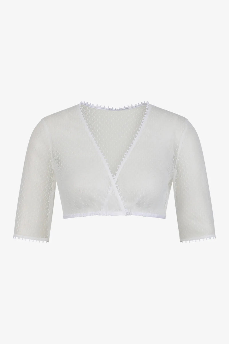 Elegante Dirndlbluse mit Tupfendesign 01