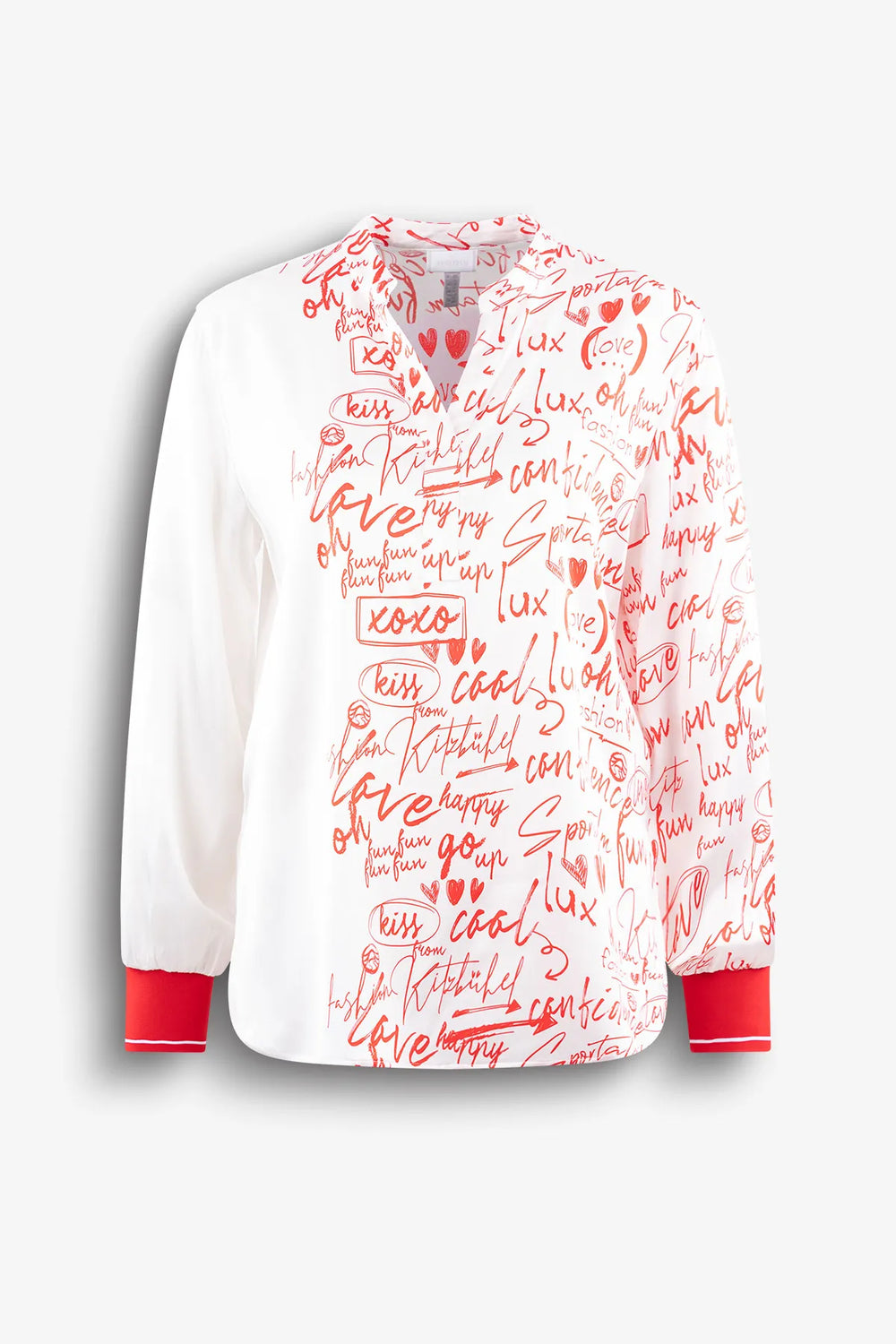 Bluse mit Tunika-Ausschnitt 01