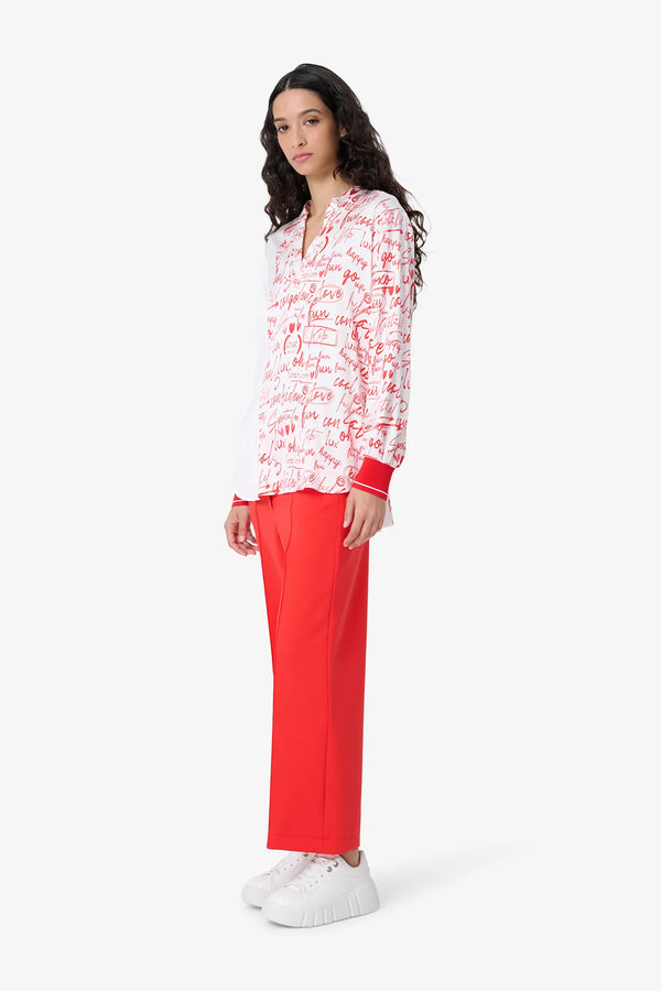 Bluse mit Tunika-Ausschnitt 04