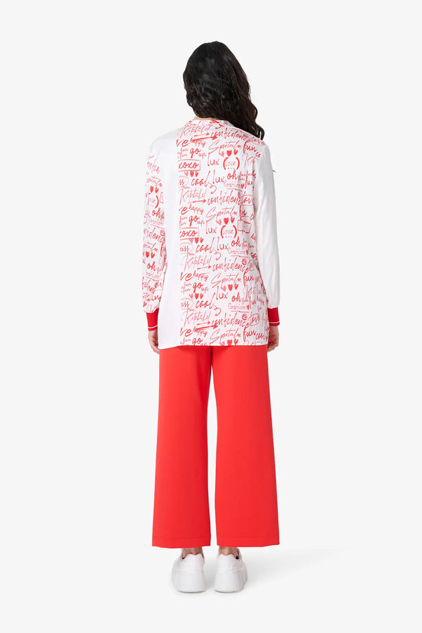 Bluse mit Tunika-Ausschnitt 05