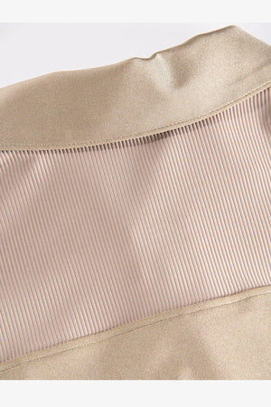 Oversized Half-Zip-Shirt aus Jersey 07