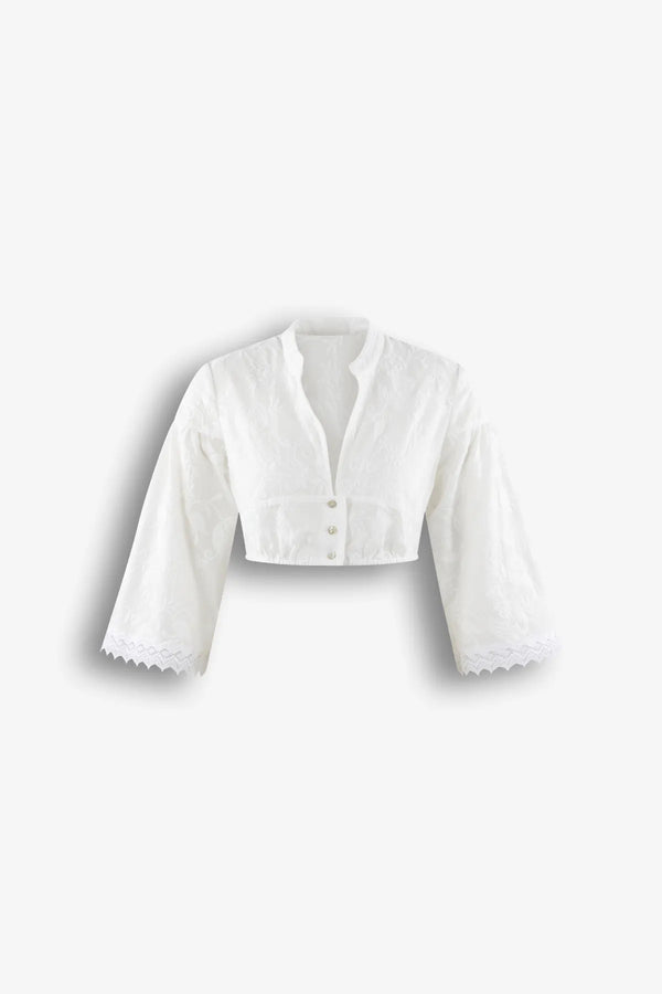Spitzen Dirndlbluse 01