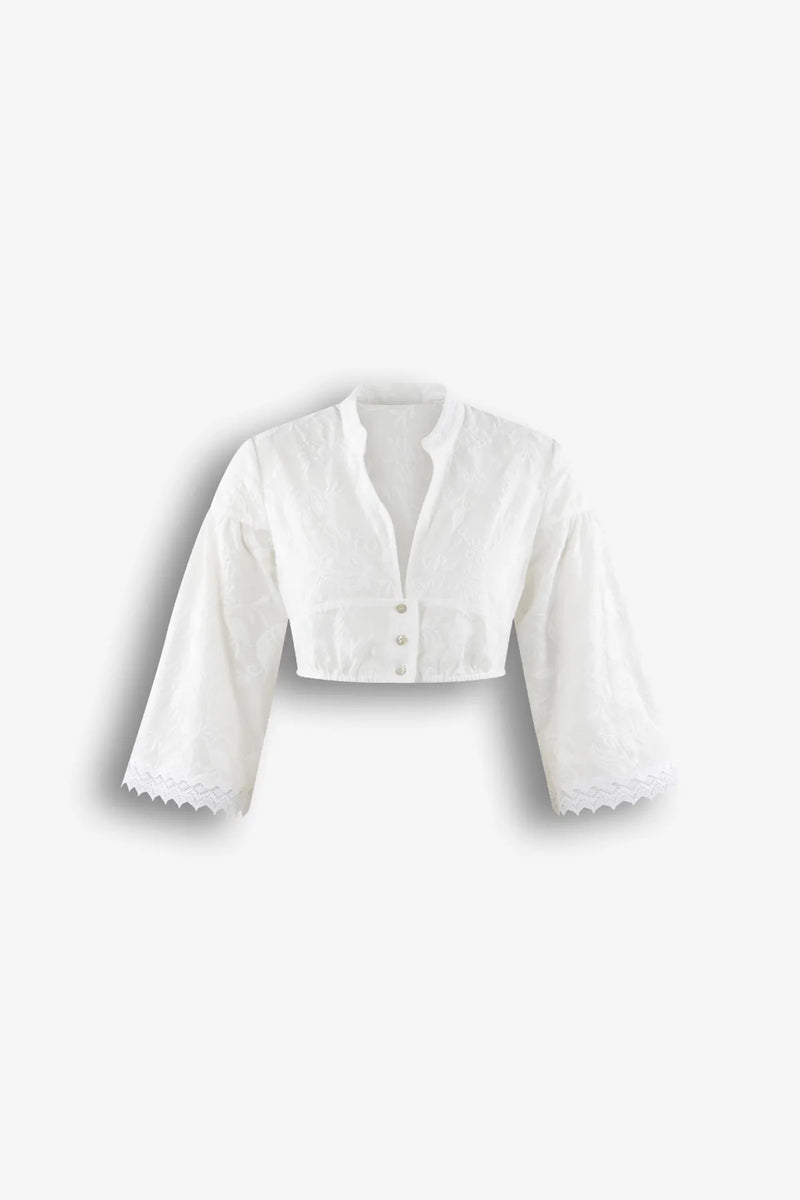 Spitzen Dirndlbluse 01
