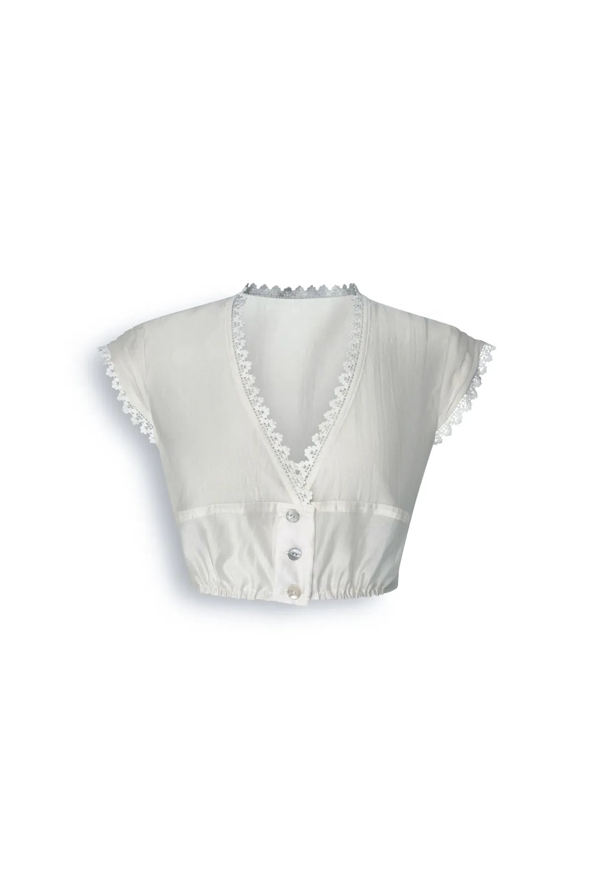 Zarte Jacquard-Dirndlbluse 01