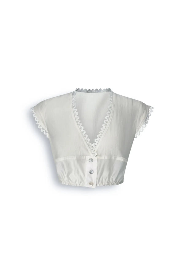 Zarte Jacquard-Dirndlbluse 01