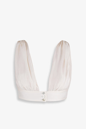Dirndlbluse aus feiner Viskose
