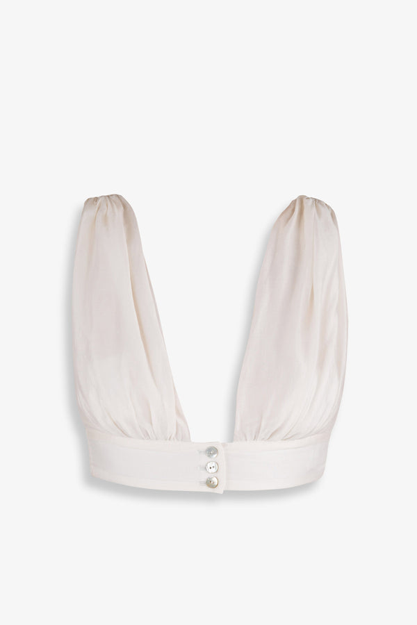 Dirndlbluse aus feiner Viskose