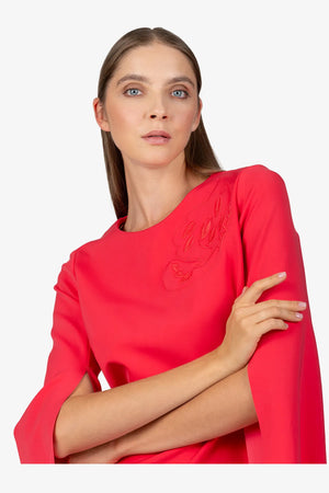 Kleid mit langem Ärmel 07
