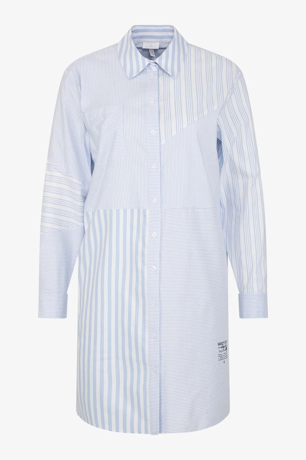 Hemdblusenkleid mit Kragen 01