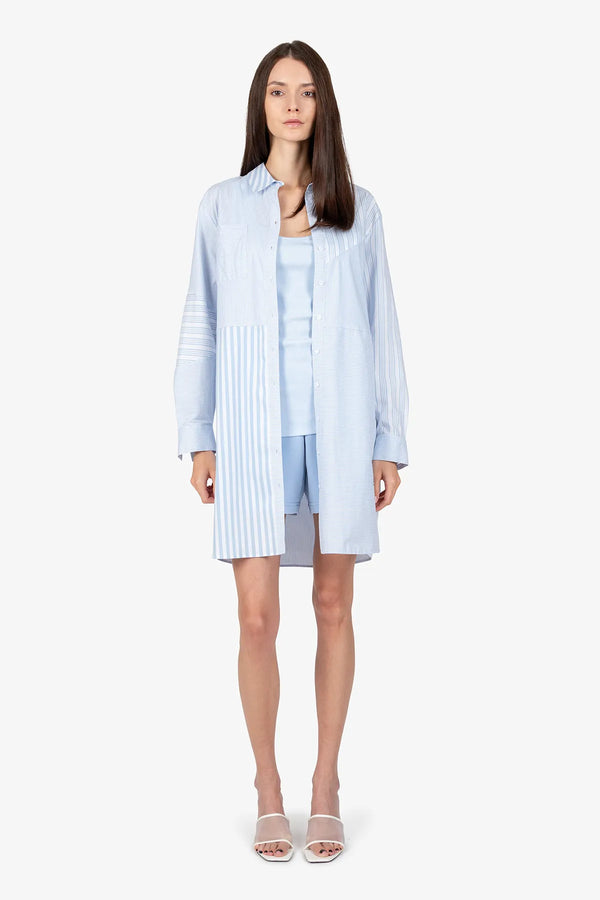 Hemdblusenkleid mit Kragen 02