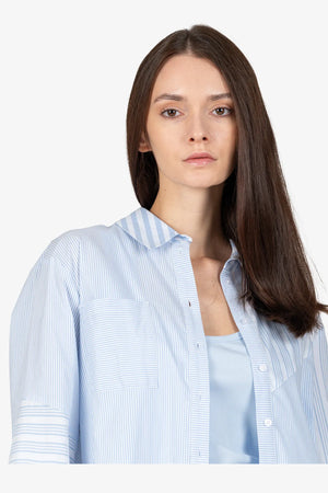 Hemdblusenkleid mit Kragen 07