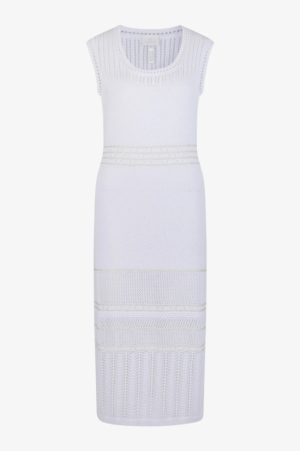 Ärmelloses Strickkleid 01