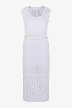 Ärmelloses Strickkleid 01