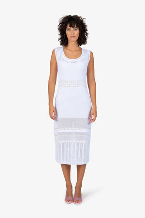 Ärmelloses Strickkleid 02