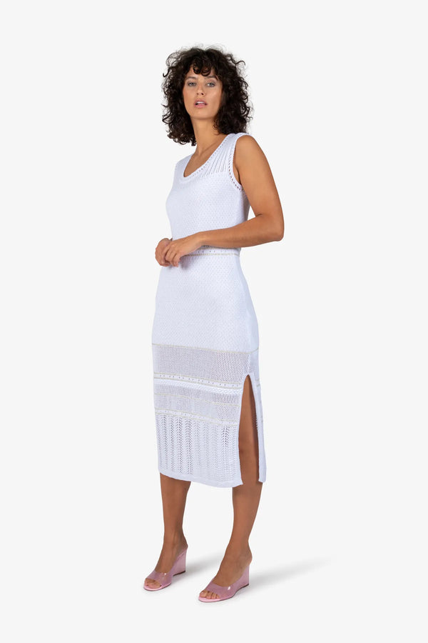 Ärmelloses Strickkleid 03