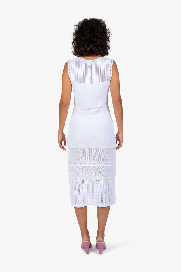 Ärmelloses Strickkleid 04