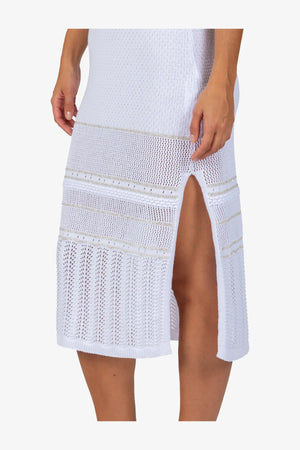 Ärmelloses Strickkleid 06
