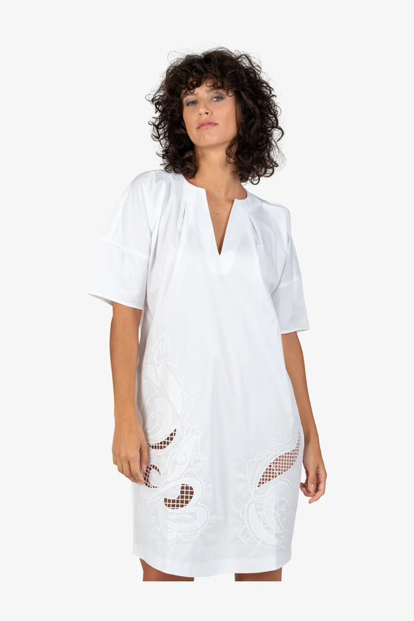 Kleid mit V-Ausschnitt 05