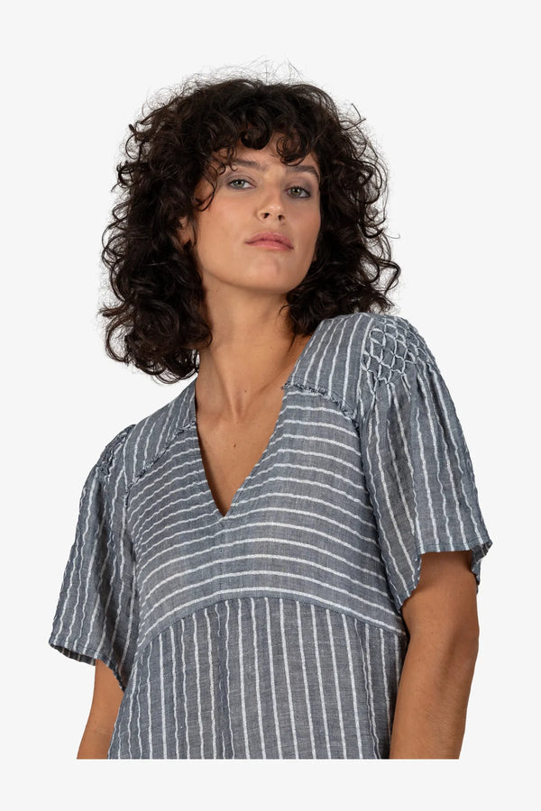 Kleid mit V-Ausschnitt 07