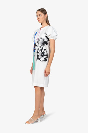 Kleid mit Rundhalsausschnitt 03