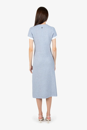 Strickkleid mit V-Ausschnitt 04