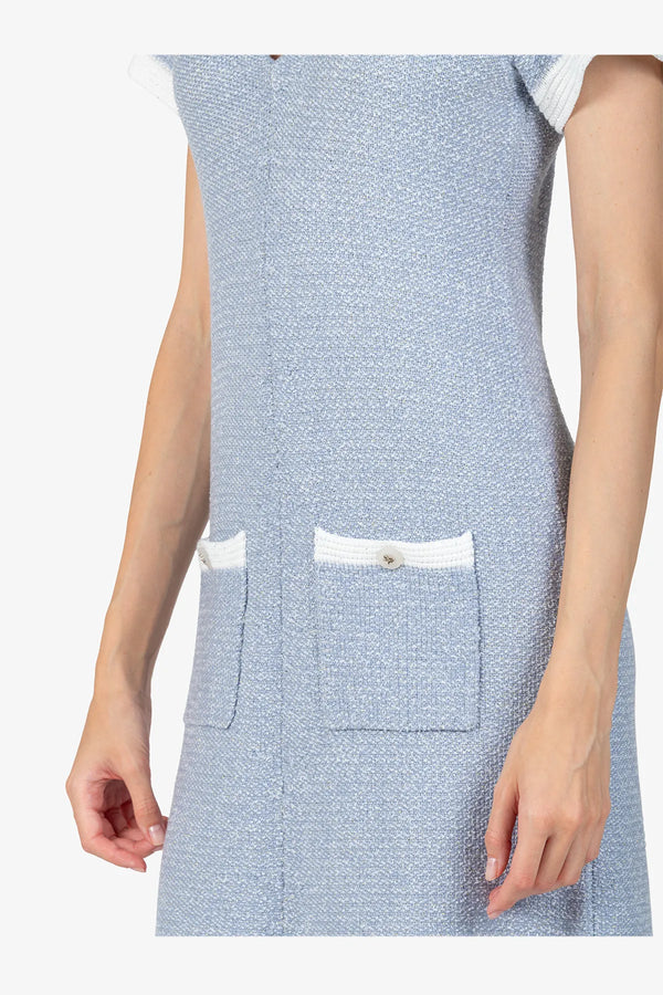 Strickkleid mit V-Ausschnitt 06