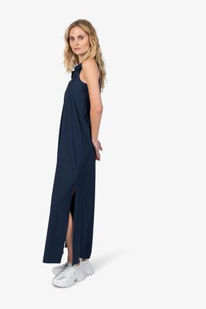 Ärmelloses Kleid mit Hemdkragen 03