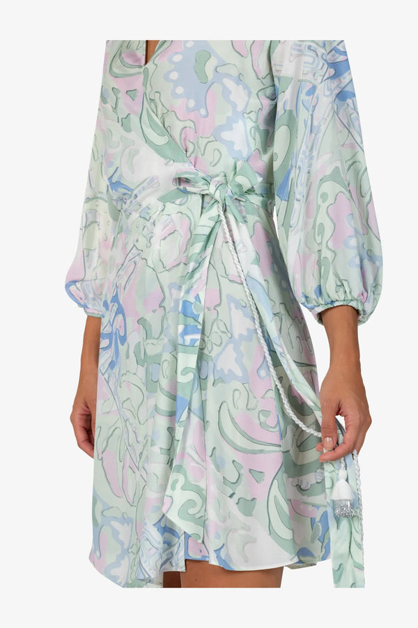 Wickelkleid mit Kragen 06
