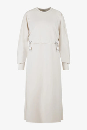 Sweatkleid im Lagenlook 01